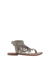 Romeo Gigli Toe Strap Sandals In Grey
