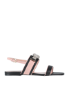Pollini Sandals In Black