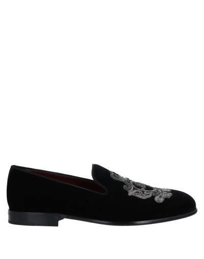 DOLCE & GABBANA DOLCE & GABBANA MAN LOAFERS BLACK SIZE 8 TEXTILE FIBERS,17132309ST 13