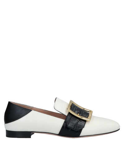 Bally Loafers In Ivory