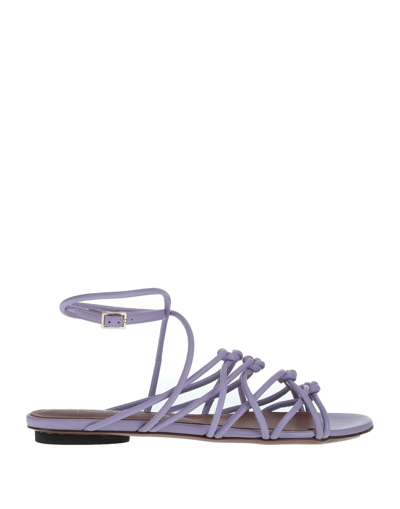 L'autre Chose Sandals In Purple