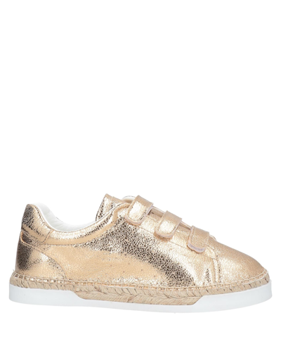 Canal St Martin Espadrilles In Gold