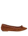 Carlo Pazolini Ballet Flats In Brown