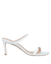 Stuart Weitzman Sandals In White