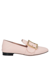 BALLY BALLY WOMAN LOAFERS LIGHT PINK SIZE 4.5 SOFT LEATHER,17121279MH 7