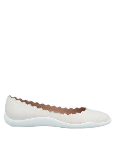 Chloé Ballet Flats In White