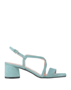 Pollini Sandals In Light Green