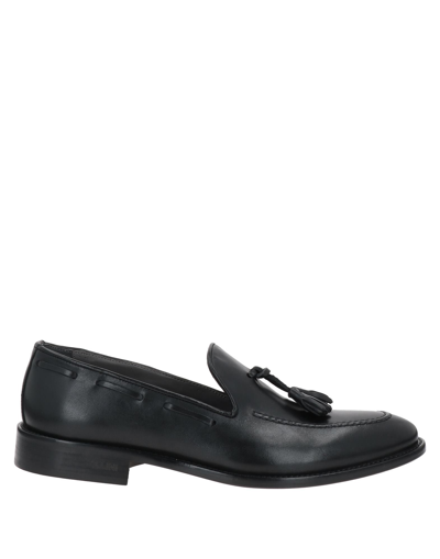 Pollini Loafers In Black