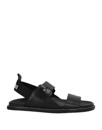 Pollini Sandals In Black