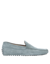 Tod's Loafers In Sage Green