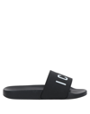 Dsquared2 10mm Icon Rubber Slides In Black