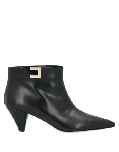 Elisabetta Franchi Ankle Boots In Black