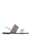 Pollini Sandals In White