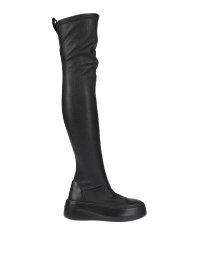Vic Matie Knee Boots In Black