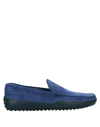 Tod's Loafers In Slate Blue