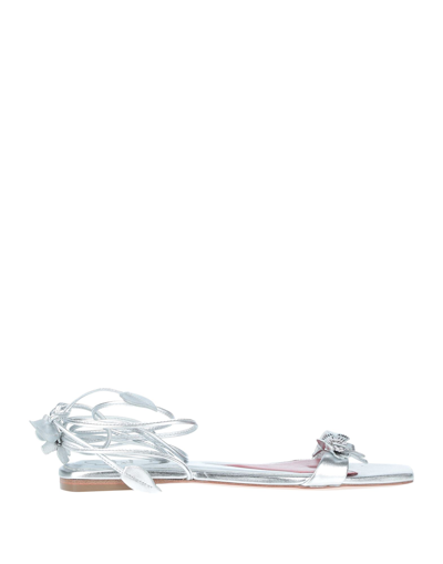 Roger Vivier Sandals In Silver