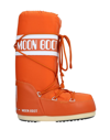 Moon Boot Knee Boots In Orange