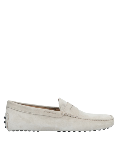 Tod's Loafers In Light Grey