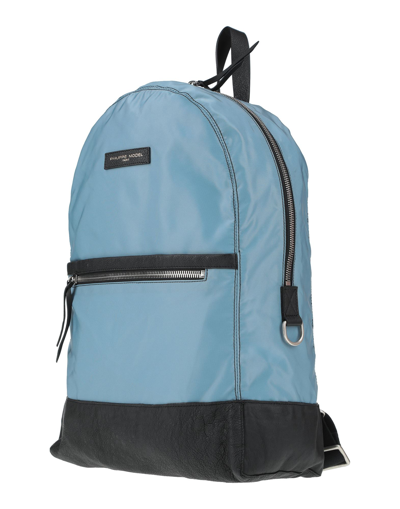 Philippe Model Backpacks In Sky Blue