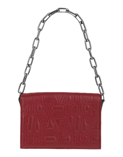 Just Cavalli Handbags In Maroon