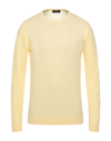 Roberto Collina Sweaters In Light Yellow
