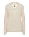 Semicouture Sweaters In Beige
