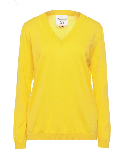 Semicouture Sweaters In Yellow