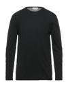Daniele Fiesoli Wool And Cashmere Crewneck Sweater In Black