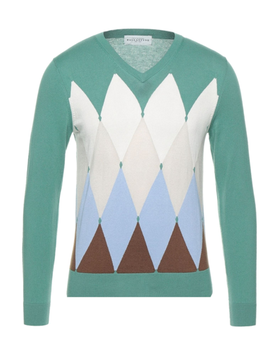 Ballantyne Sweaters In Sage Green