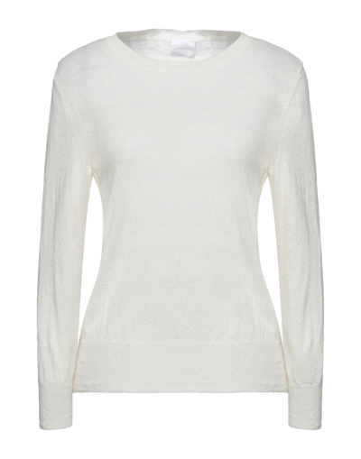 Merci .., Woman Sweater Ivory Size Xs Nylon, Baby Alpaca Wool, Merino Wool In White