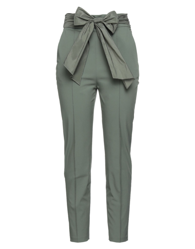 Elisabetta Franchi Pants In Military Green