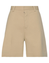 Dsquared2 Man Shorts & Bermuda Shorts Sand Size 34 Cotton, Elastane In Beige