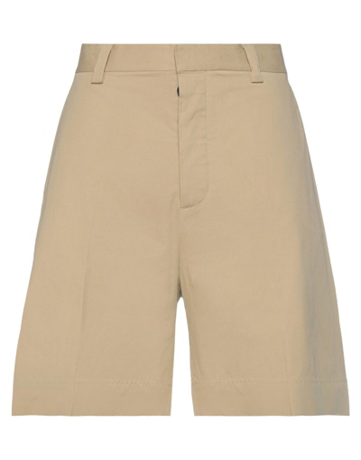 Dsquared2 Man Shorts & Bermuda Shorts Sand Size 34 Cotton, Elastane In Beige