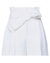 Jijil Woman Shorts & Bermuda Shorts White Size 6 Viscose, Linen