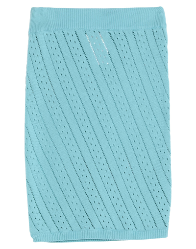 Vicolo Mini Skirts In Blue