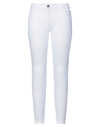 NENETTE NENETTE WOMAN PANTS WHITE SIZE 26 COTTON, ELASTOMULTIESTER, ELASTANE,13640872IQ 6