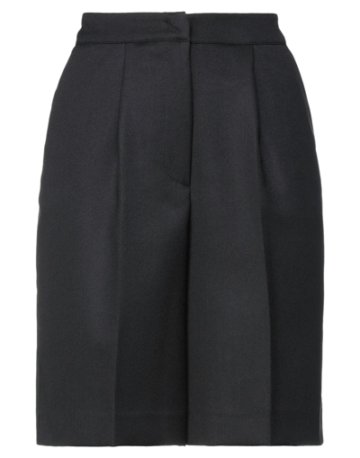 Soallure Woman Shorts & Bermuda Shorts Black Size 8 Polyester