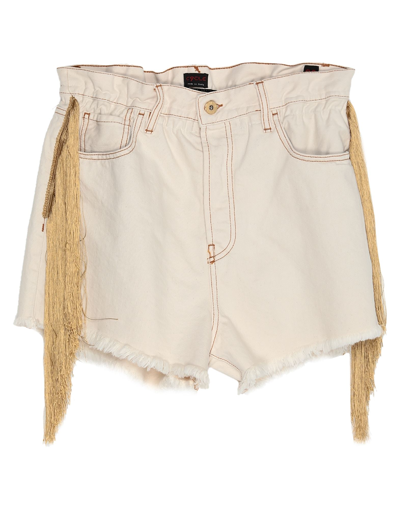 Cycle Denim Shorts In White