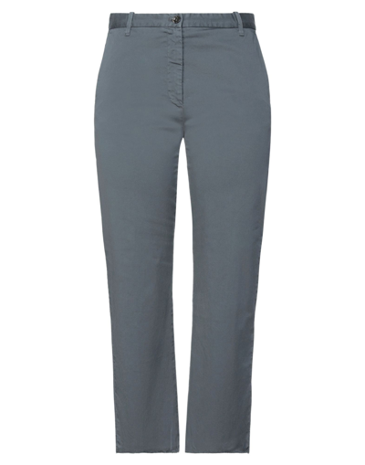 Nine:inthe:morning Nine In The Morning Woman Pants Lead Size 26 Cotton, Elastane In Grey