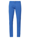 Grey Daniele Alessandrini Pants In Bright Blue