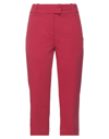 Dondup Cropped Pants In Garnet