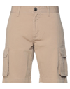 Sun 68 Man Shorts & Bermuda Shorts Beige Size 30 Cotton, Elastane
