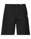 Msgm Logo-print Shorts In Black