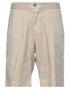 Devore Incipit Man Shorts & Bermuda Shorts Beige Size 30 Linen, Cotton, Elastane