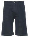 Department 5 Man Shorts & Bermuda Shorts Midnight Blue Size 31 Cotton