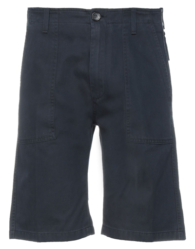 Department 5 Man Shorts & Bermuda Shorts Midnight Blue Size 29 Cotton