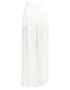Off-white Woman Pants White Size 2 Viscose, Wool In White