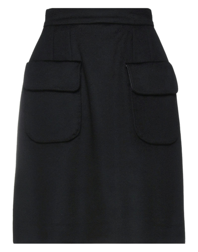 Dolce & Gabbana Mini Skirts In Black