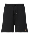 Bel-air Athletics Academy Relaxed-fit Cotton-jersey Shorts In Black