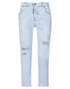 Dsquared2 Woman Jeans Blue Size 6 Cotton, Elastane In Blue